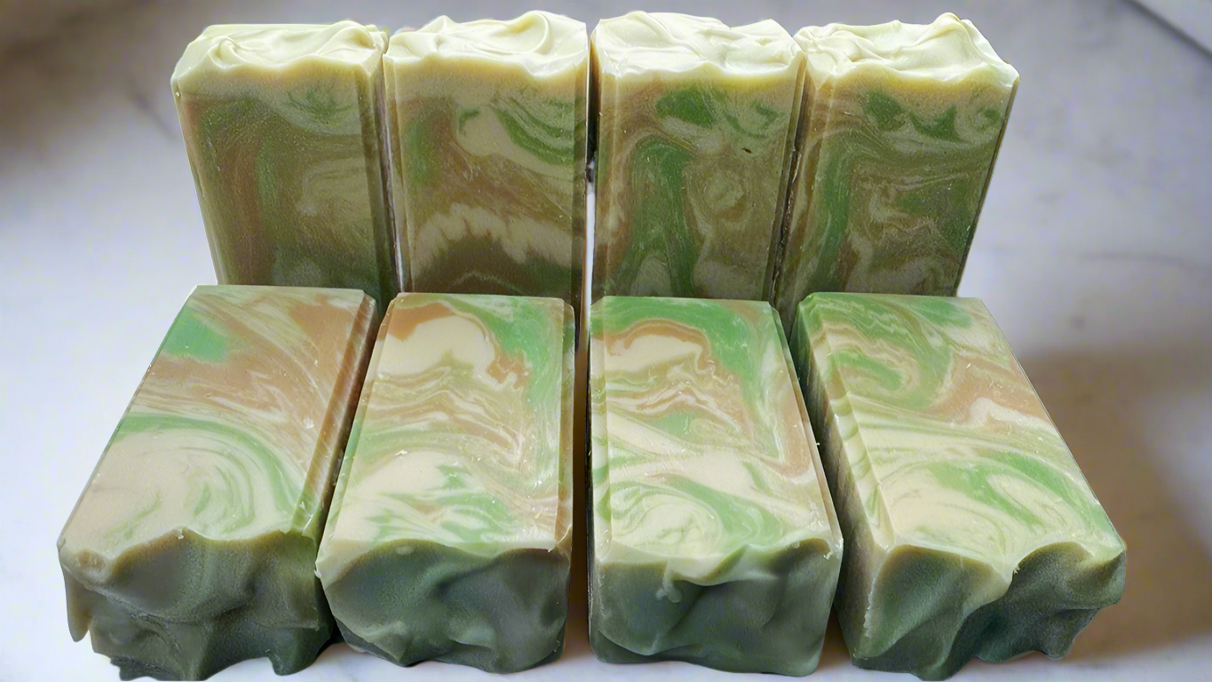 White Tea and Pear Soap Handcrafted Natural Premium Bar - Rosetta Creative Boutique